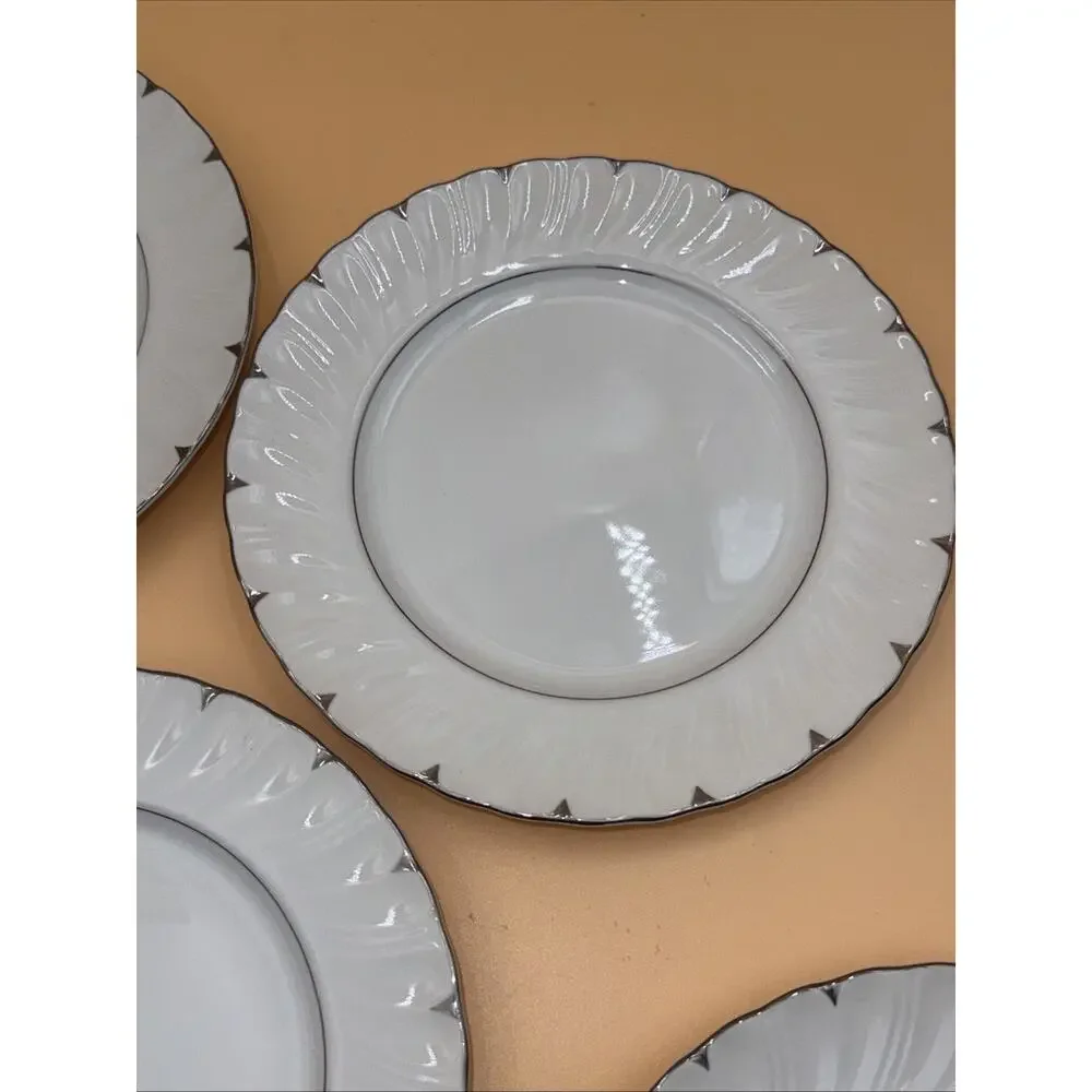 Set of 8- Vintage Salad Plates Harmony House Heirloom Fine China #3512, 7 1/2